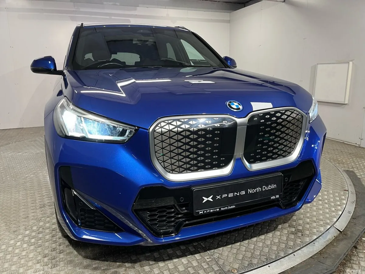 BMW iX1 SUV, Electric, 2024, Blue