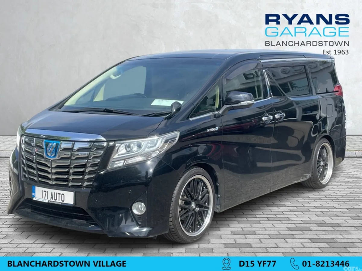 Toyota Alphard MPV, Petrol Hybrid, 2017, Black