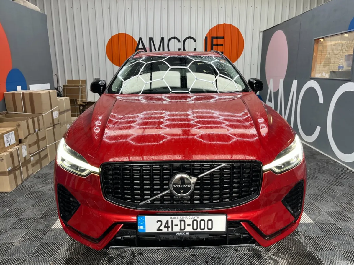 Volvo XC60 SUV, Petrol Plug-in Hybrid, 2024, Red