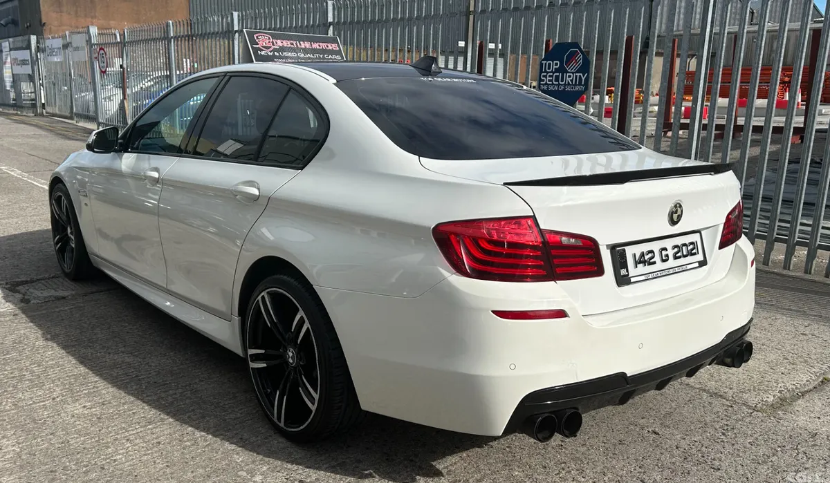 BMW 5-Series Saloon, Diesel, 2014, White