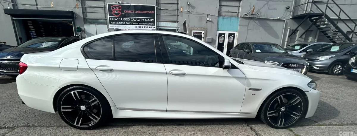 BMW 5-Series Saloon, Diesel, 2014, White