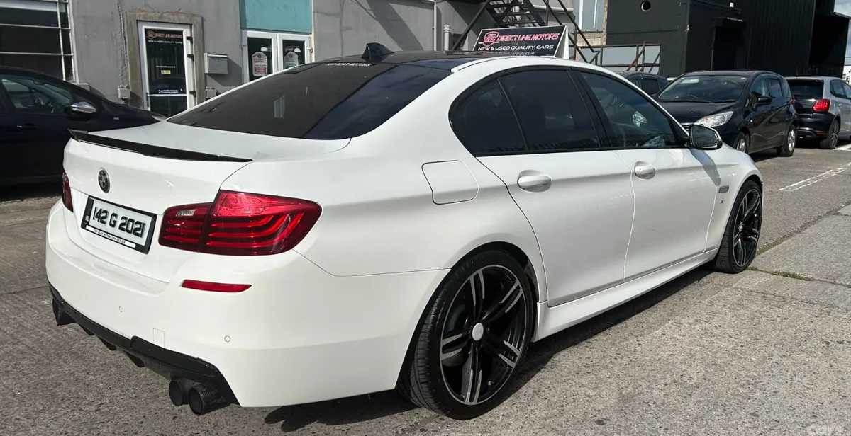 BMW 5-Series Saloon, Diesel, 2014, White