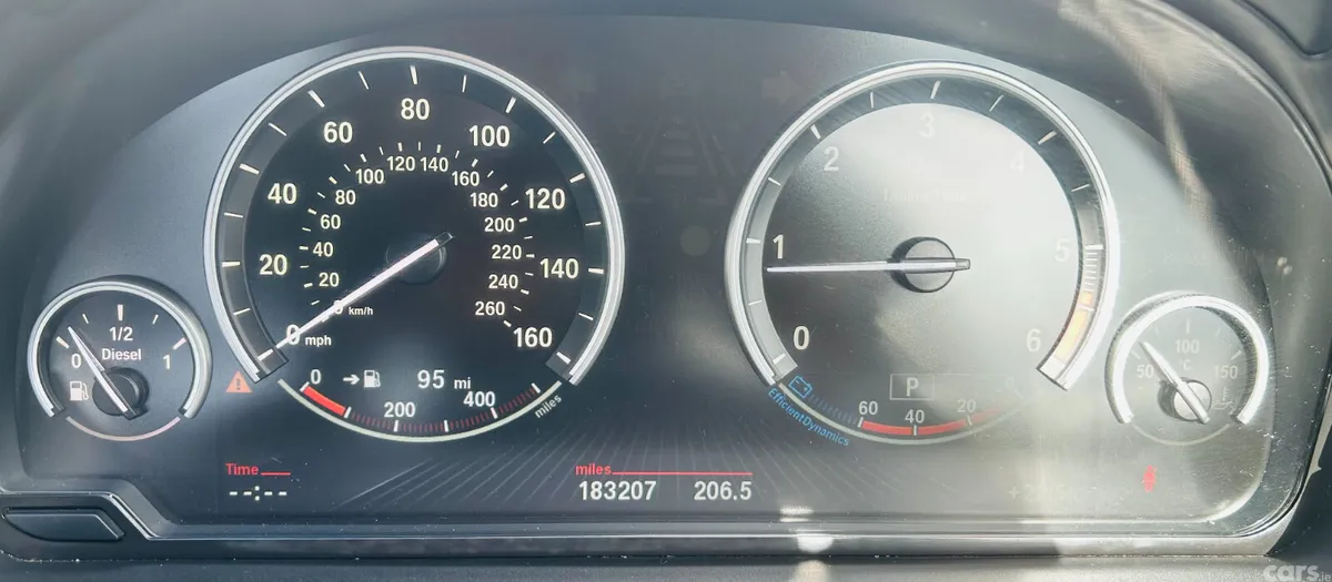 BMW 5-Series Saloon, Diesel, 2014, White