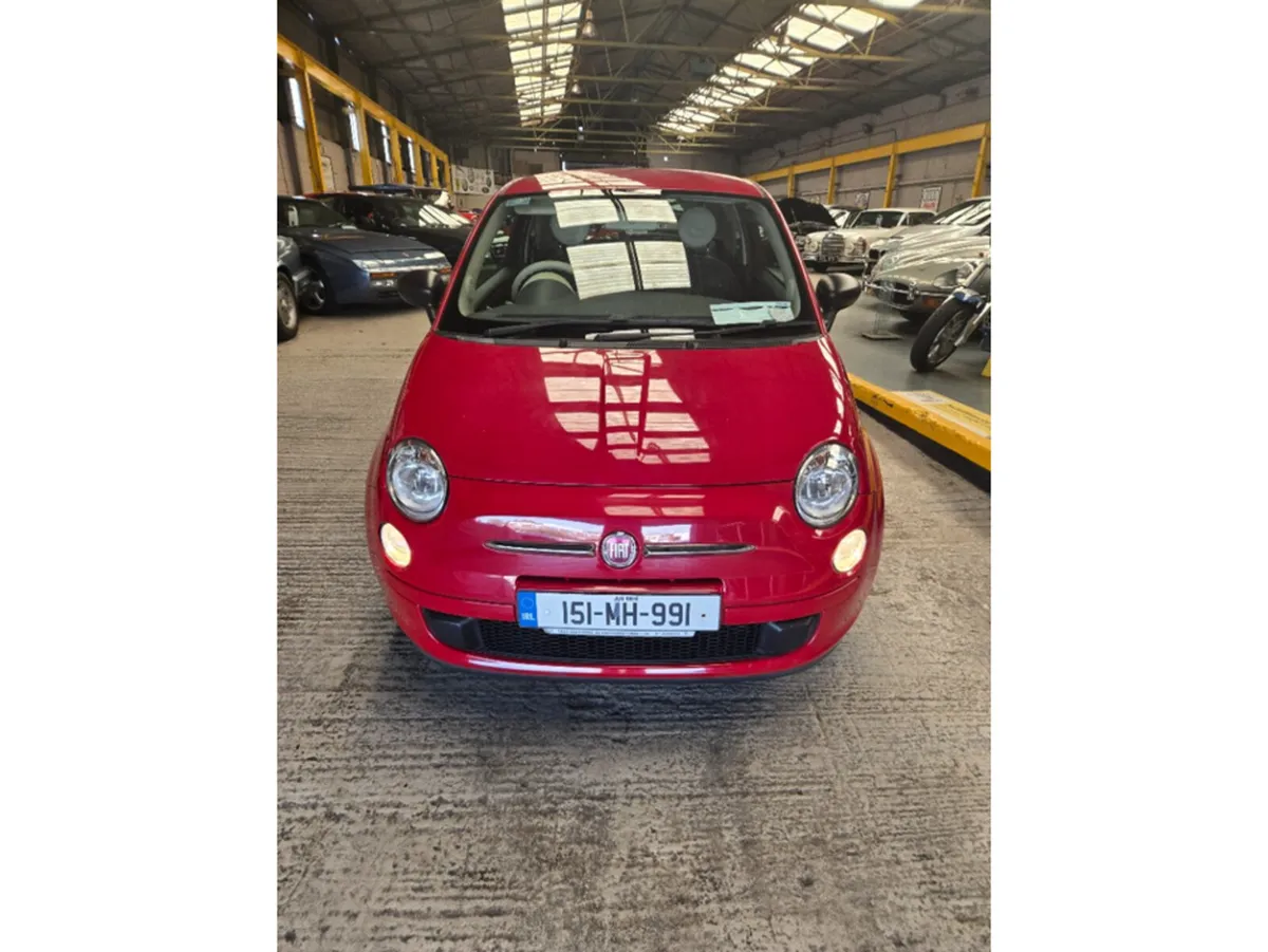 Fiat 500 Hatchback, Petrol, 2015, Red
