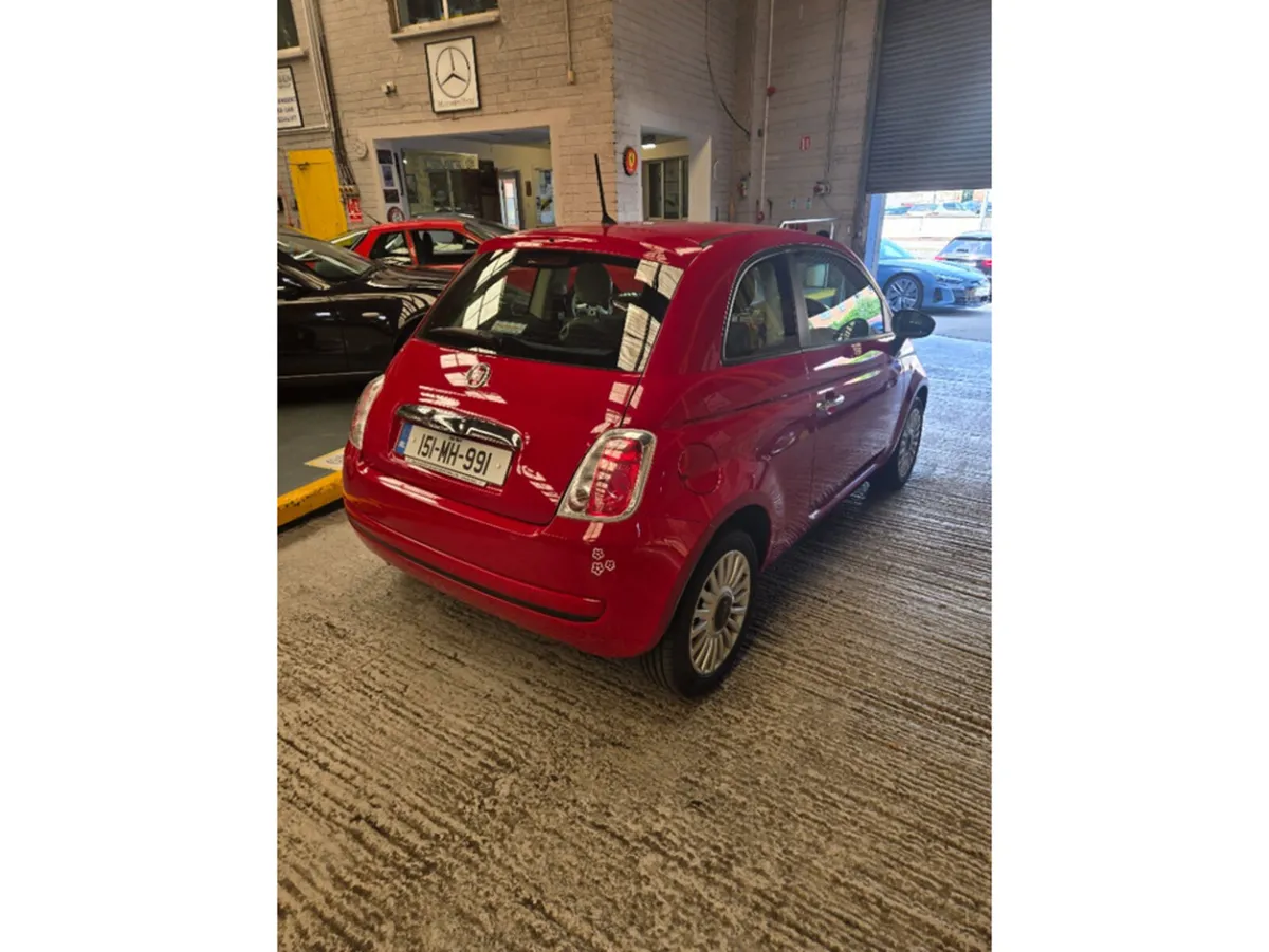 Fiat 500 Hatchback, Petrol, 2015, Red