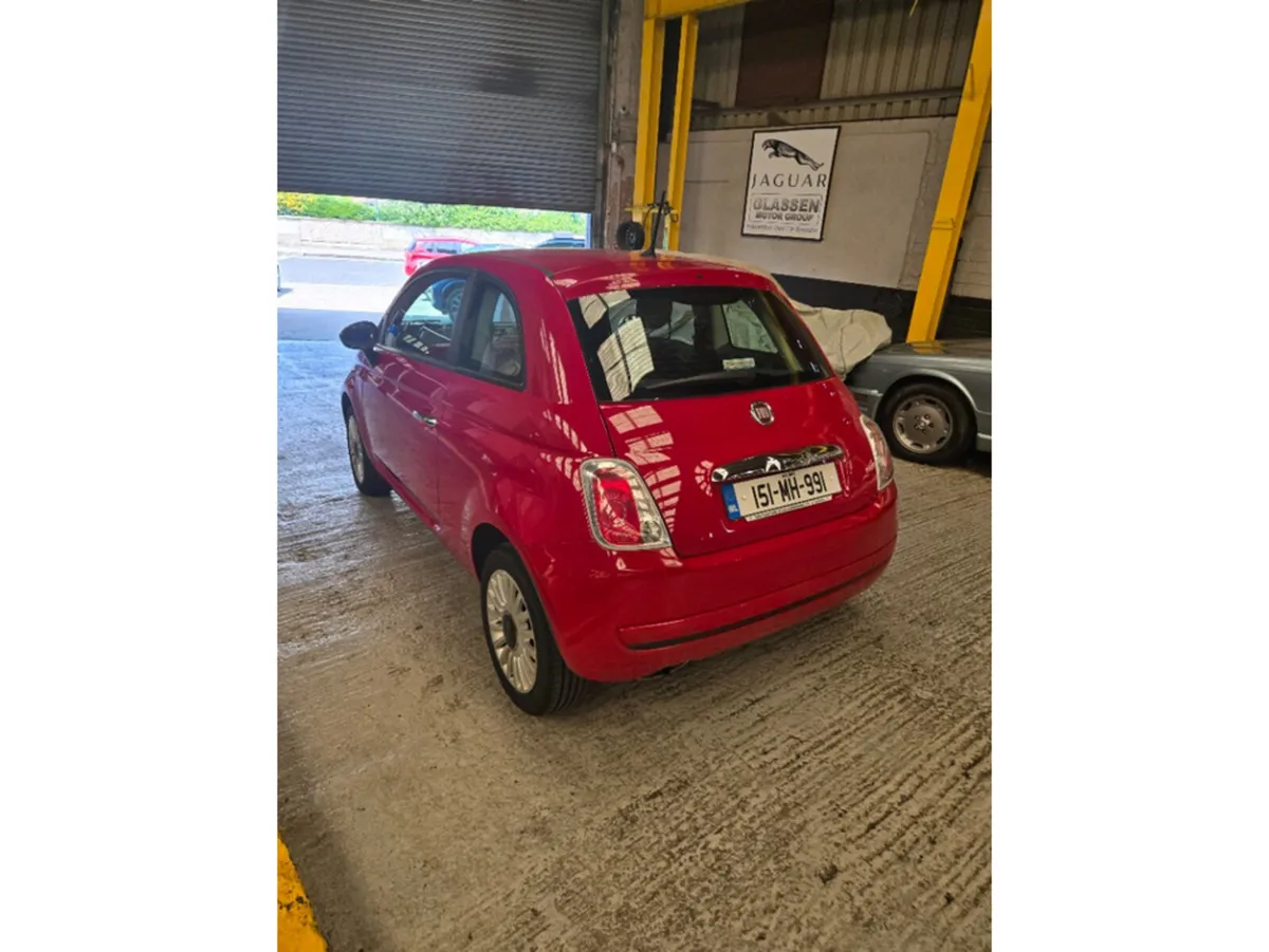 Fiat 500 Hatchback, Petrol, 2015, Red
