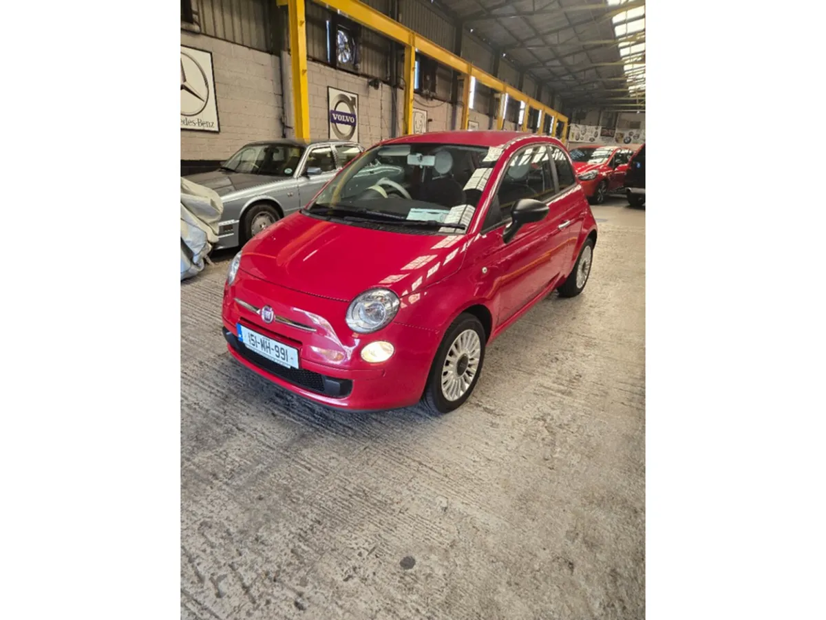 Fiat 500 Hatchback, Petrol, 2015, Red