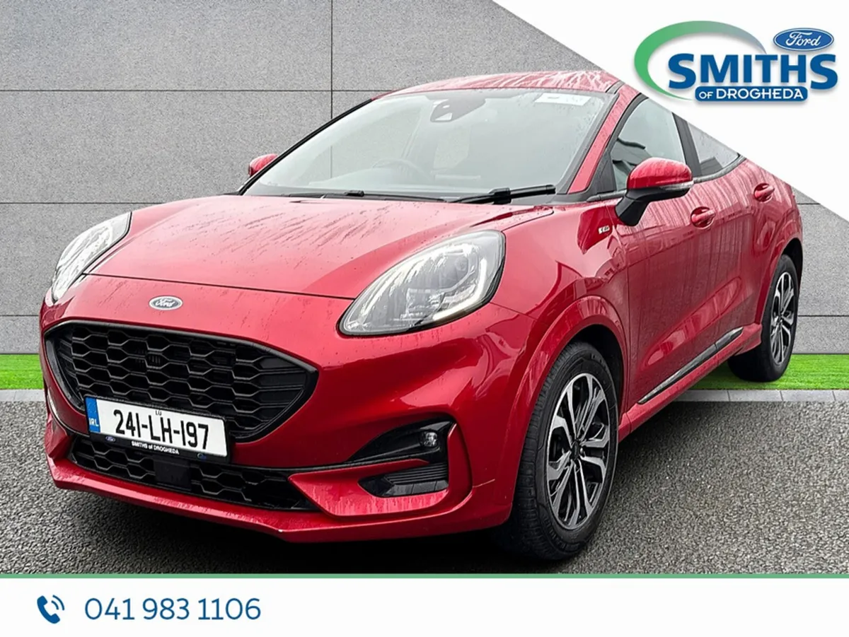 Ford Puma MPV, Petrol Hybrid, 2024, Red
