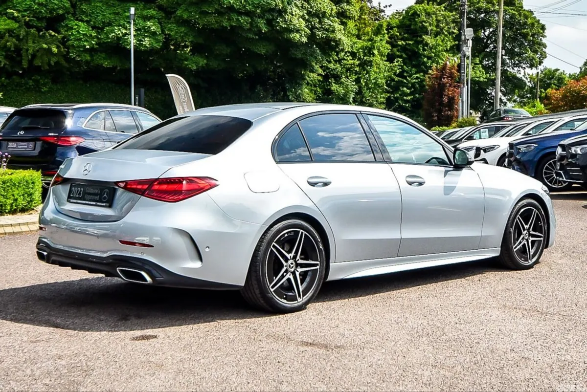 Mercedes-Benz C-Class Saloon, Diesel Hybrid, 2023, Silver