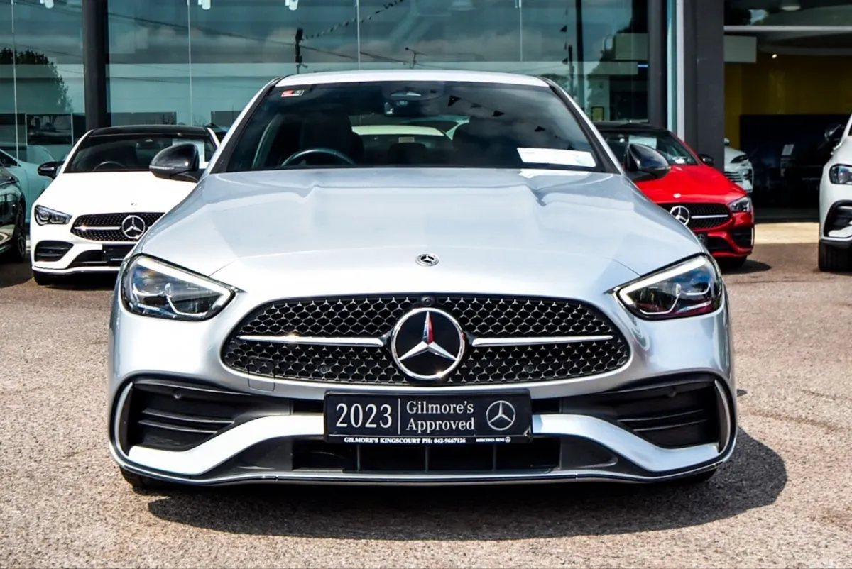 Mercedes-Benz C-Class Saloon, Diesel Hybrid, 2023, Silver