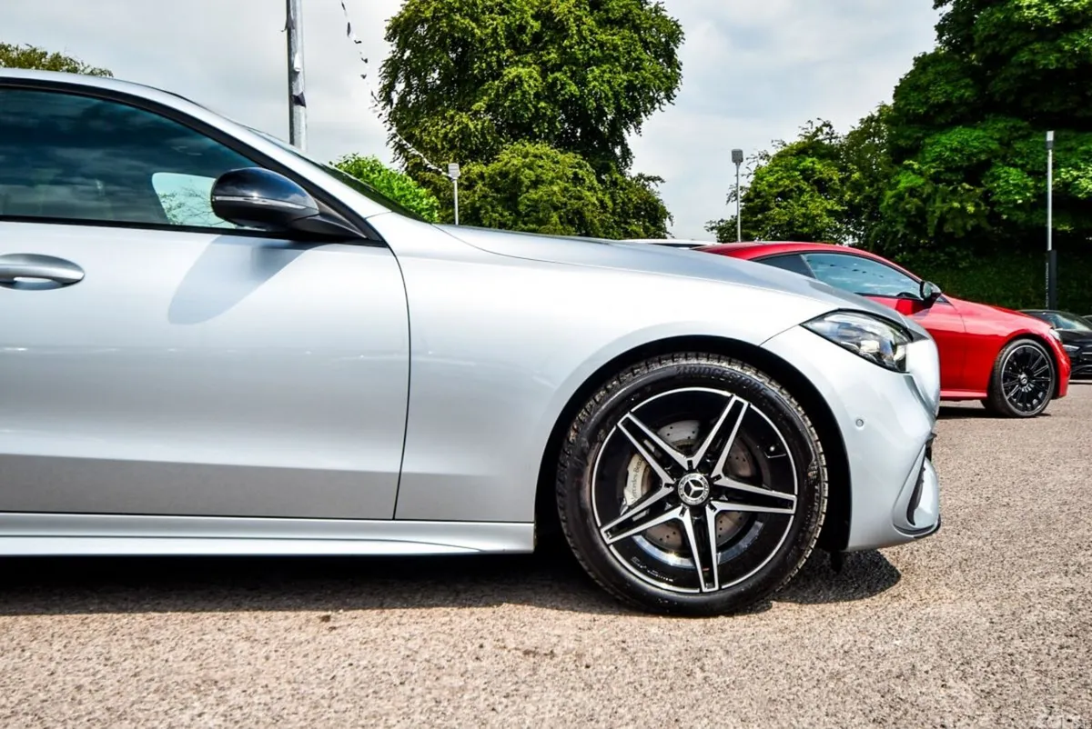 Mercedes-Benz C-Class Saloon, Diesel Hybrid, 2023, Silver