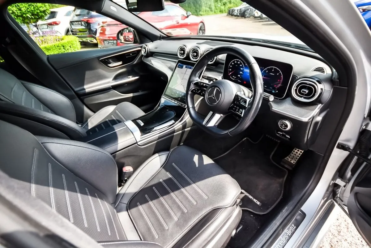 Mercedes-Benz C-Class Saloon, Diesel Hybrid, 2023, Silver