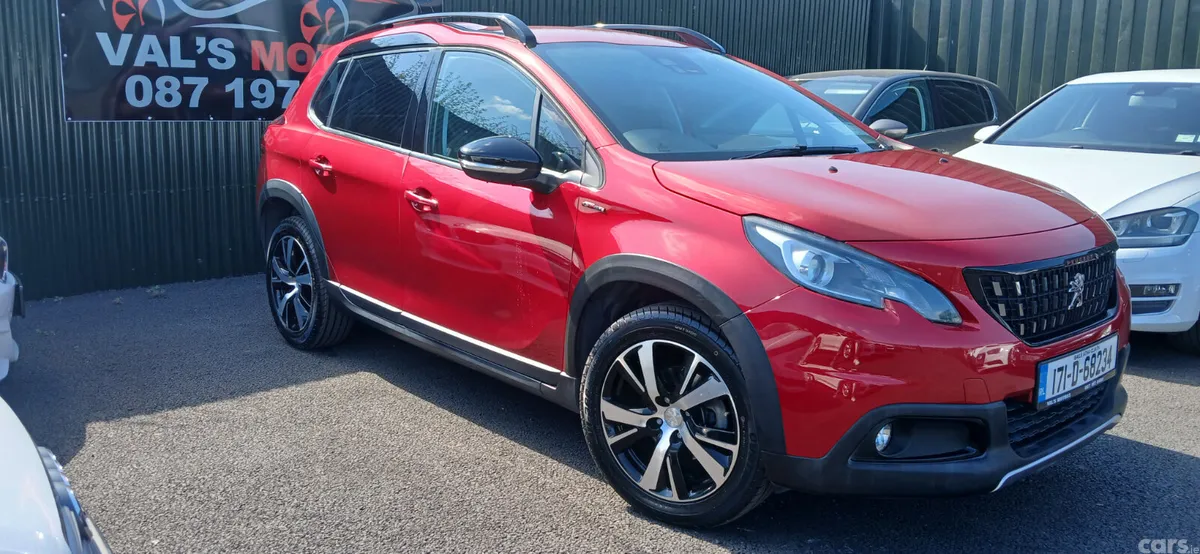 Peugeot 2008 SUV, Petrol, 2017, Red