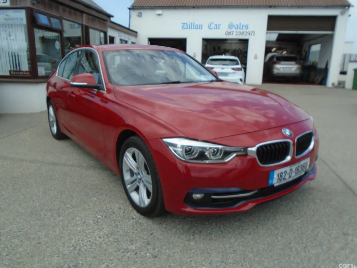 BMW 3-Series Saloon, Petrol, 2018, Red