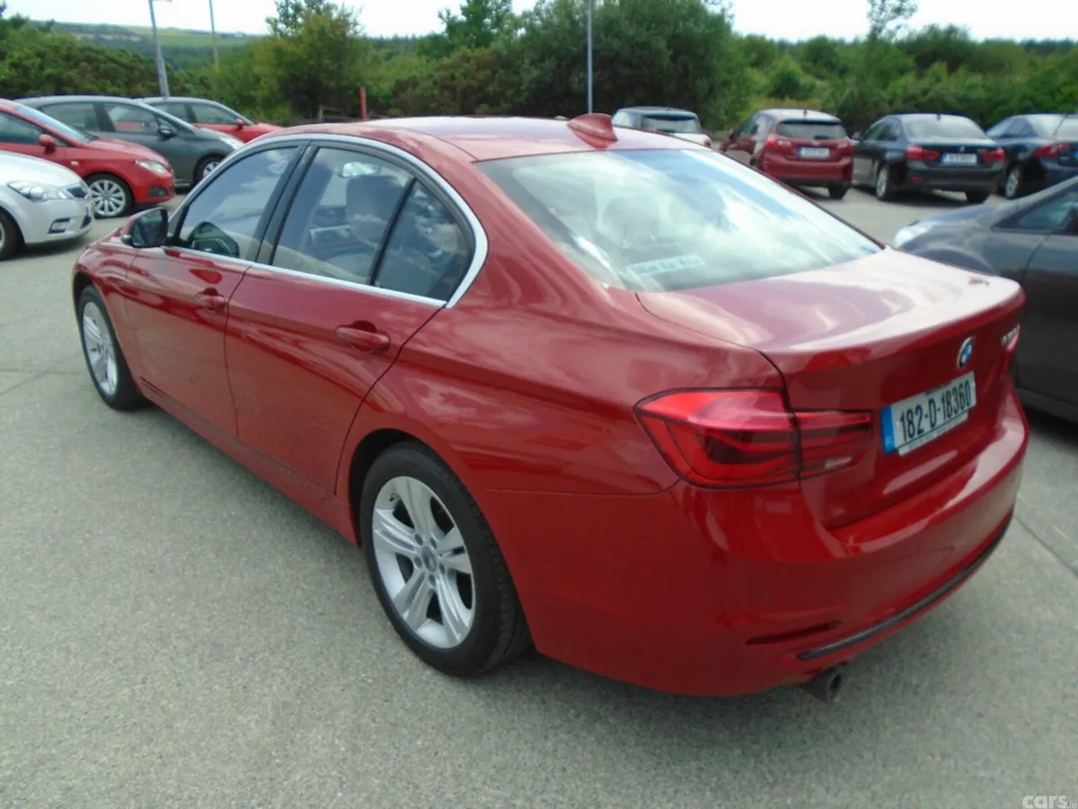BMW 3-Series Saloon, Petrol, 2018, Red