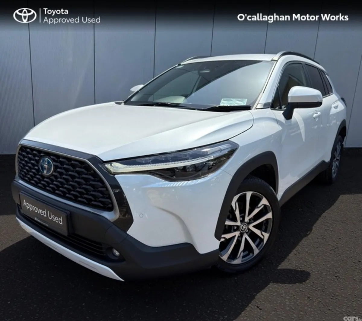 Toyota Corolla Cross SUV, Petrol Hybrid, 2024, White
