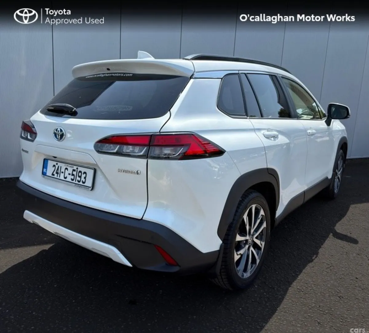 Toyota Corolla Cross SUV, Petrol Hybrid, 2024, White