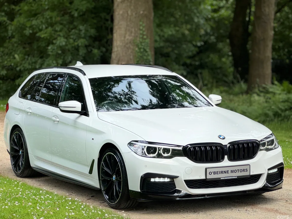 BMW 5-Series Estate, Diesel, 2019, White