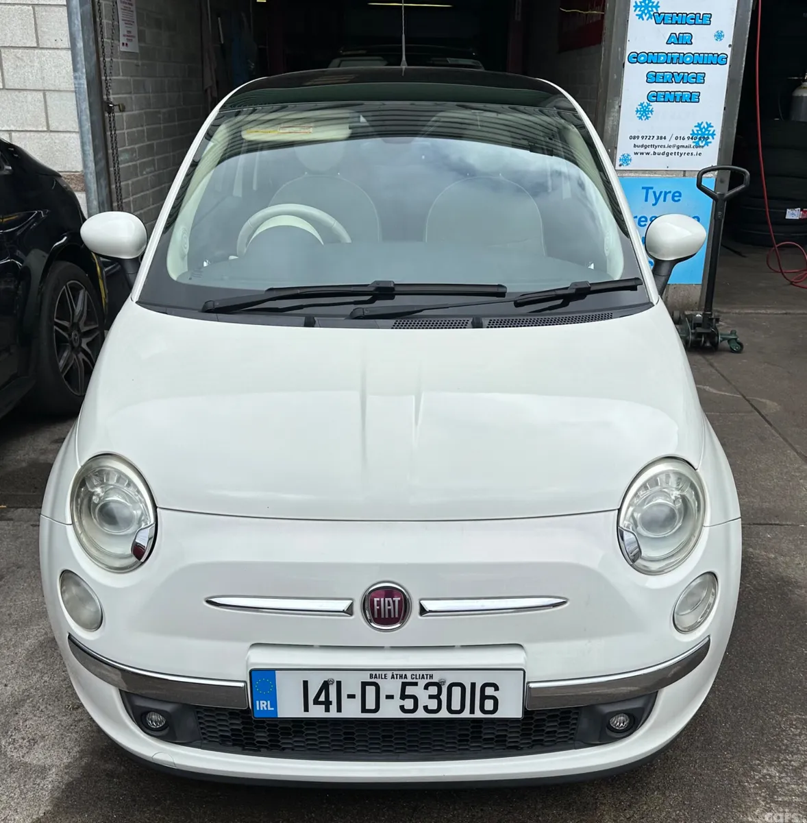Fiat 500 Hatchback, Petrol, 2014, White