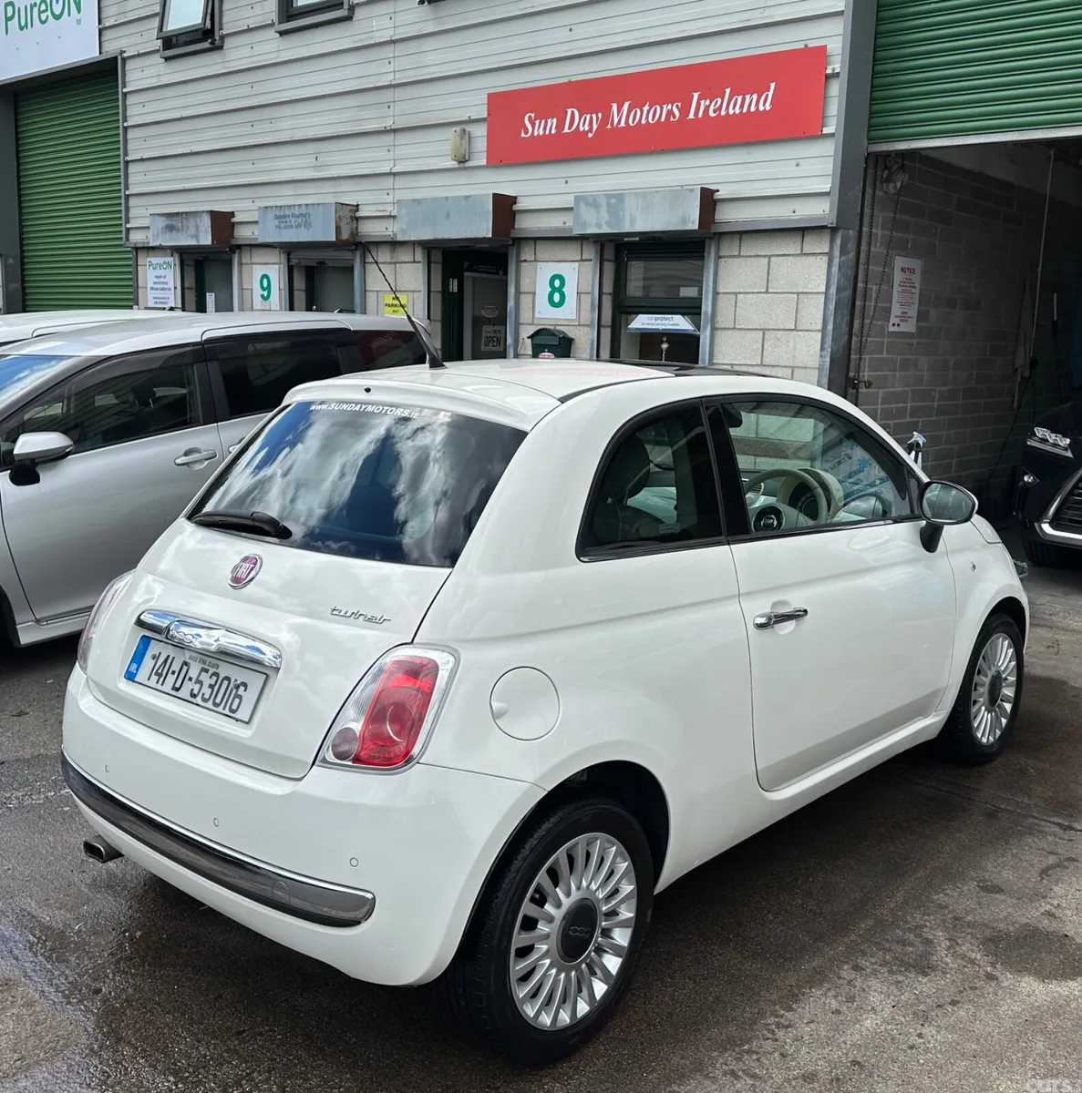 Fiat 500 Hatchback, Petrol, 2014, White