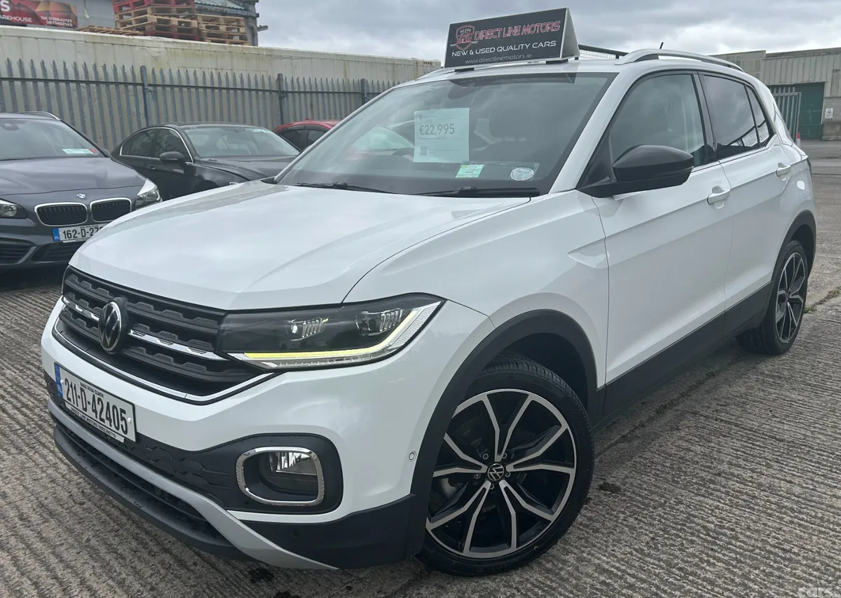 Volkswagen T-Cross SUV, Petrol, 2021, White
