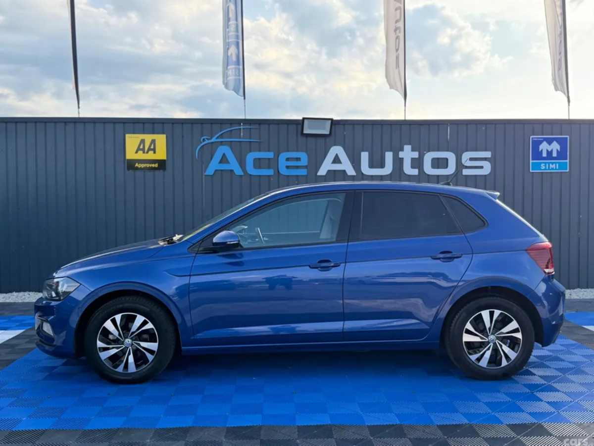 Volkswagen Polo Hatchback, Petrol, 2019, Blue