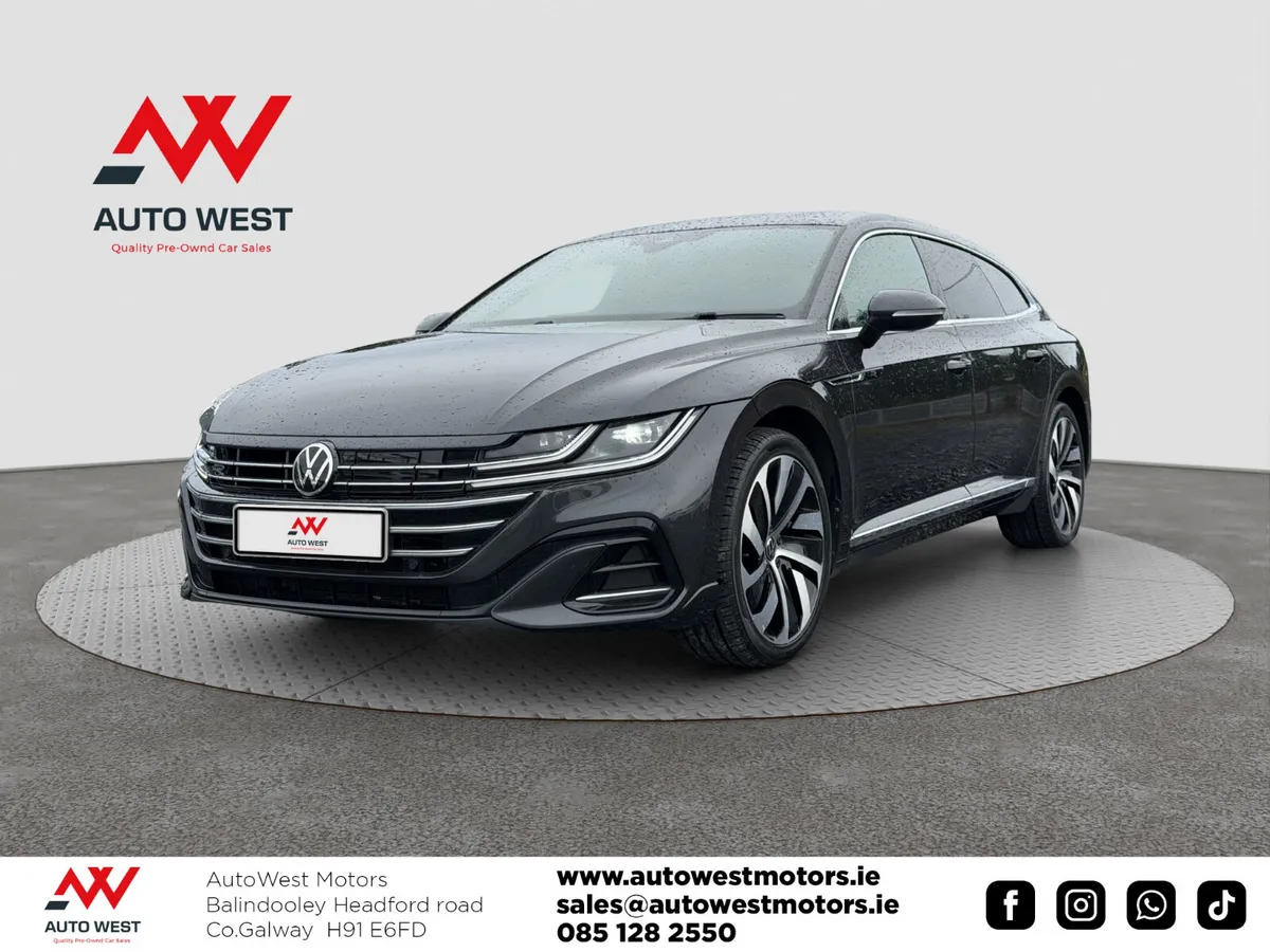 Volkswagen Arteon Estate, Petrol Plug-in Hybrid, 2022, Grey