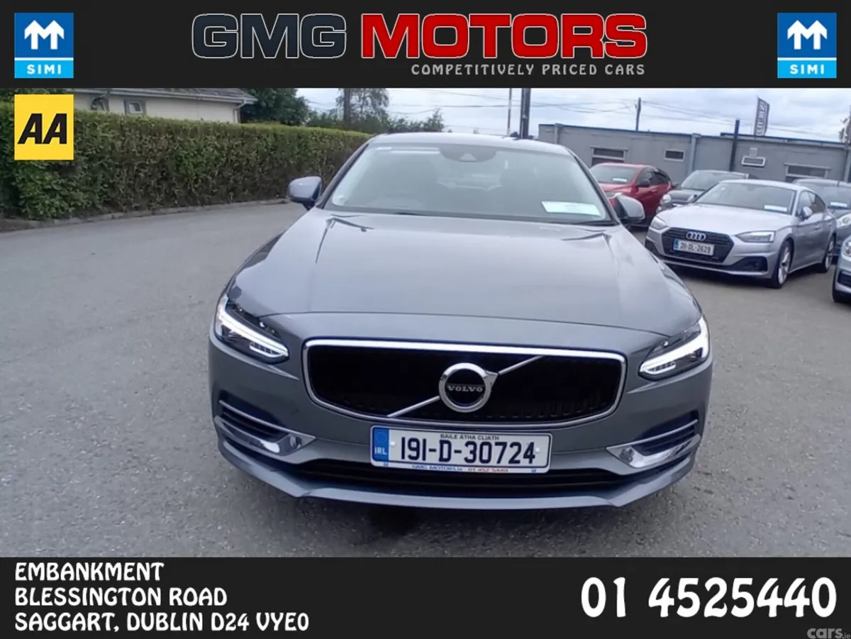 Volvo S90 Saloon, Petrol Plug-in Hybrid, 2019, Grey