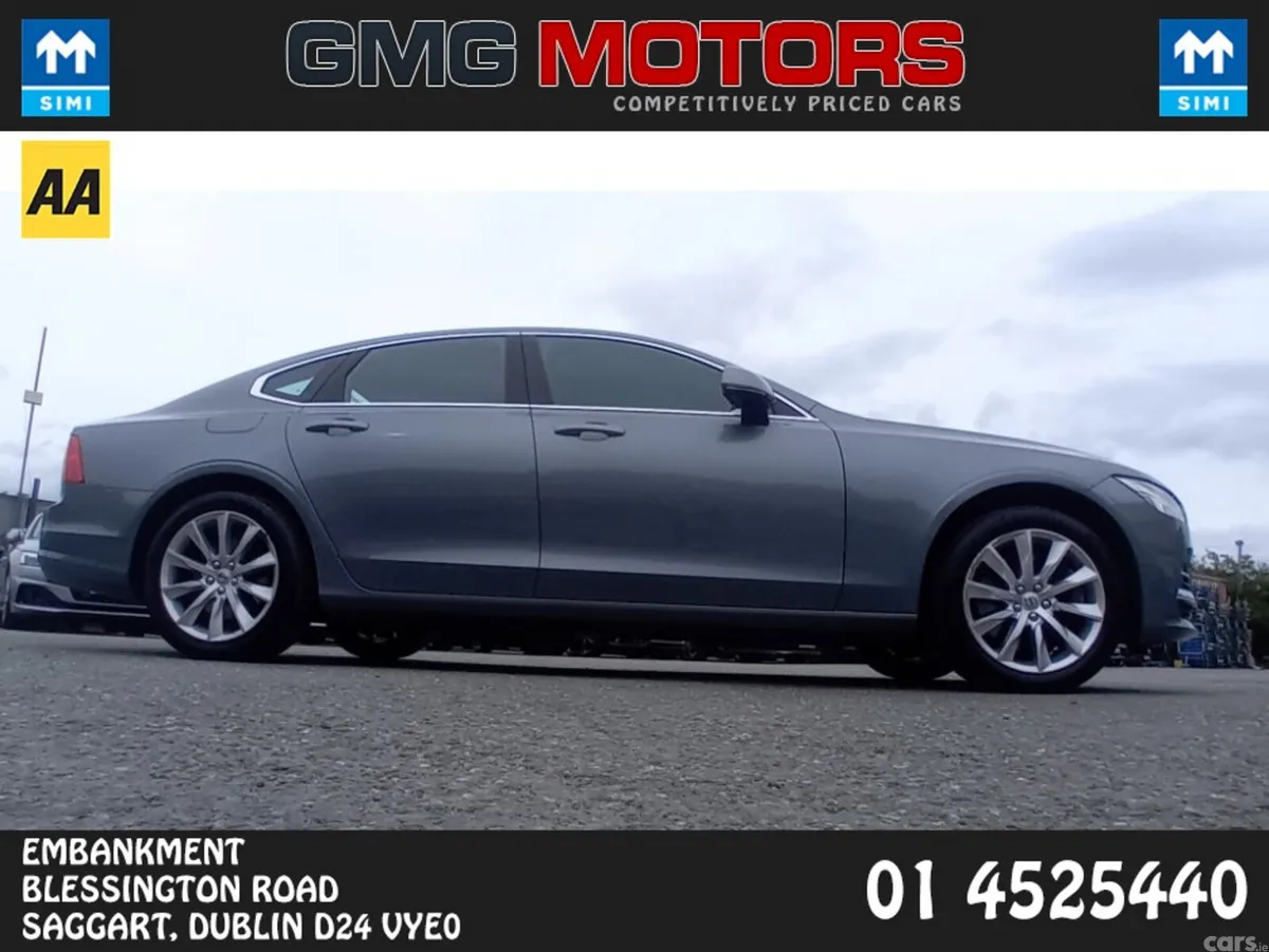 Volvo S90 Saloon, Petrol Plug-in Hybrid, 2019, Grey