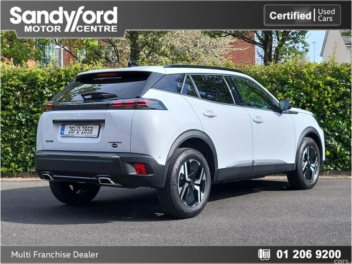 Peugeot 2008 SUV, Petrol Hybrid, 2026, White