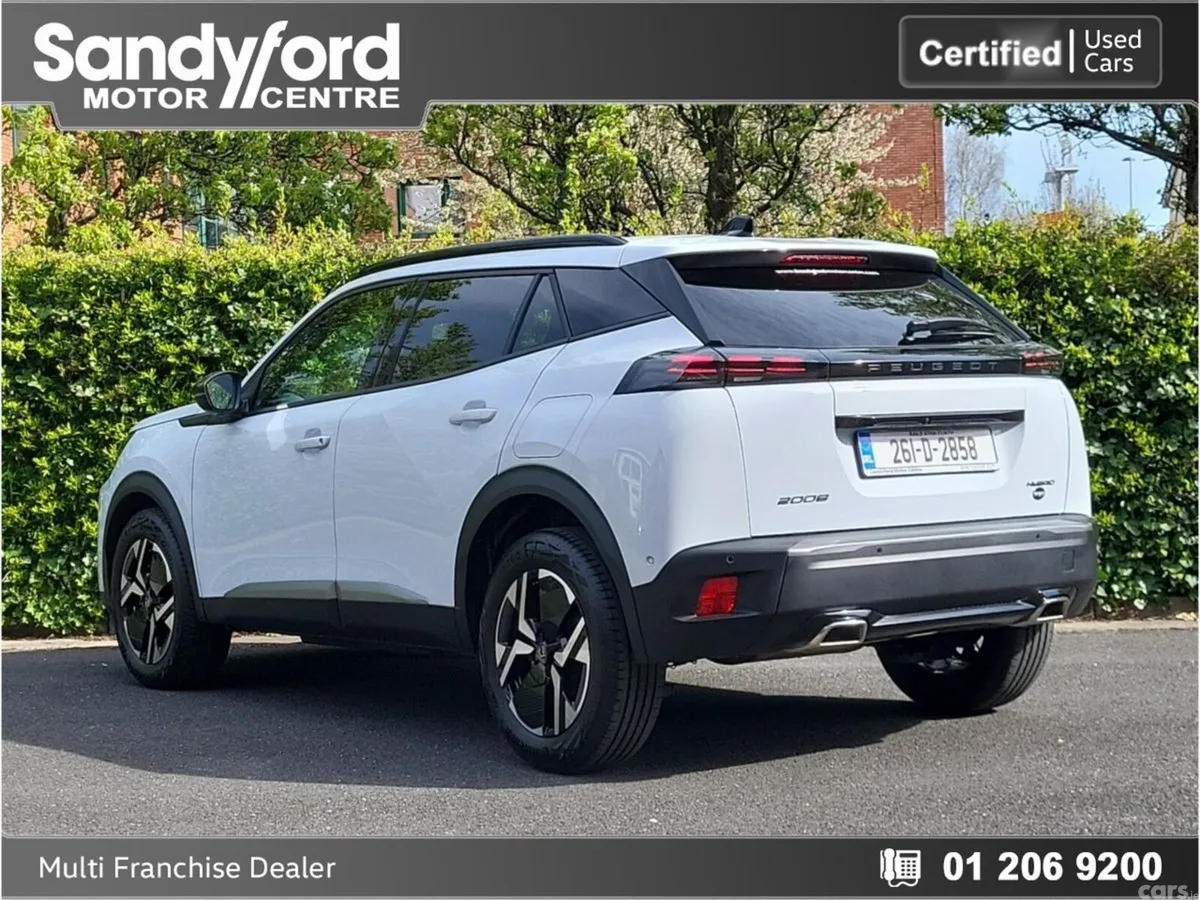 Peugeot 2008 SUV, Petrol Hybrid, 2026, White