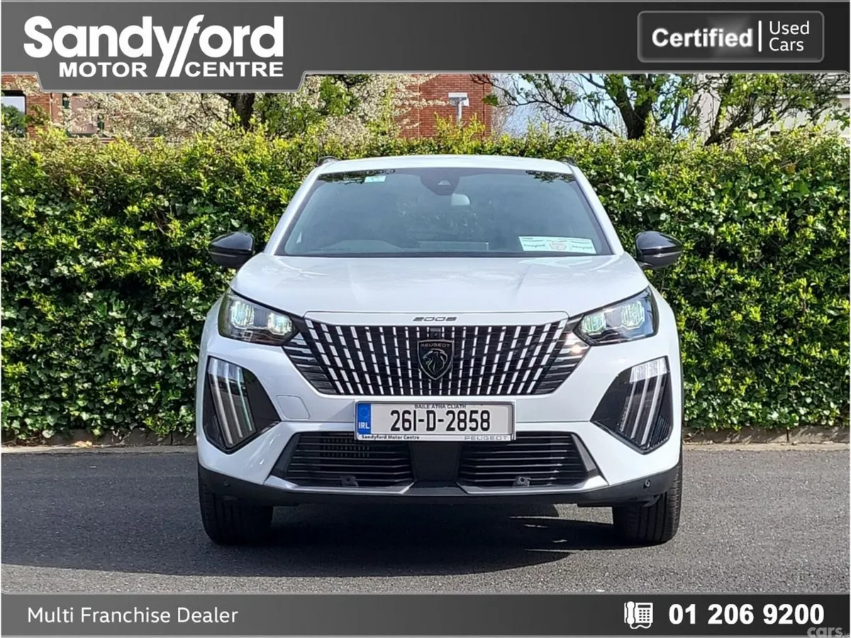 Peugeot 2008 SUV, Petrol Hybrid, 2026, White