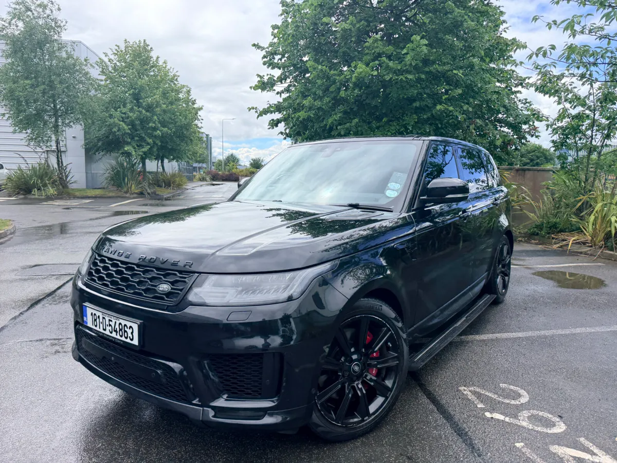 Land Rover Range Rover Sport SUV, Petrol Plug-in Hybrid, 2018, Black