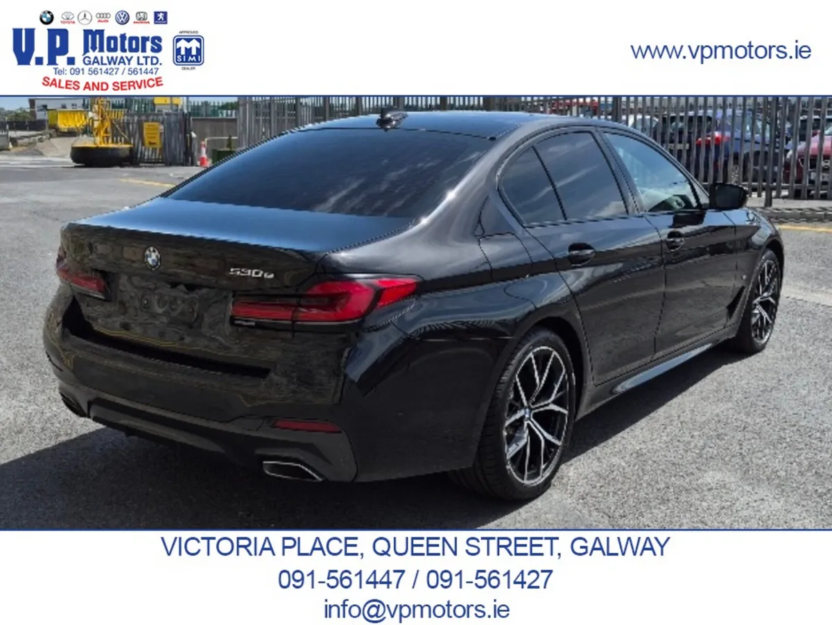 BMW 5-Series Saloon, Petrol Plug-in Hybrid, 2020, Black