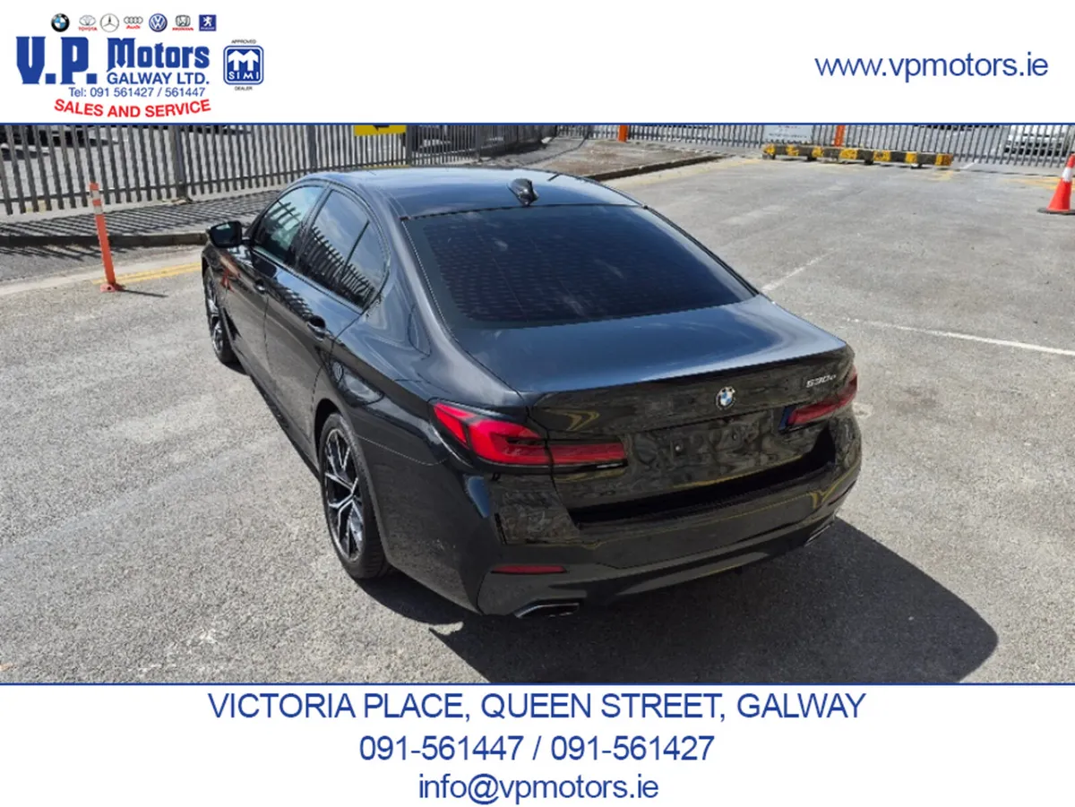 BMW 5-Series Saloon, Petrol Plug-in Hybrid, 2020, Black