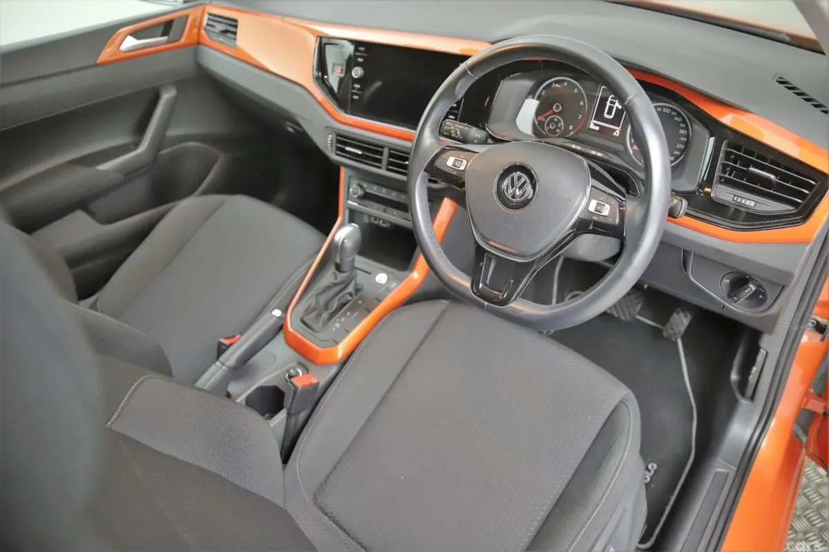 Volkswagen Polo Hatchback, Petrol, 2020, Orange