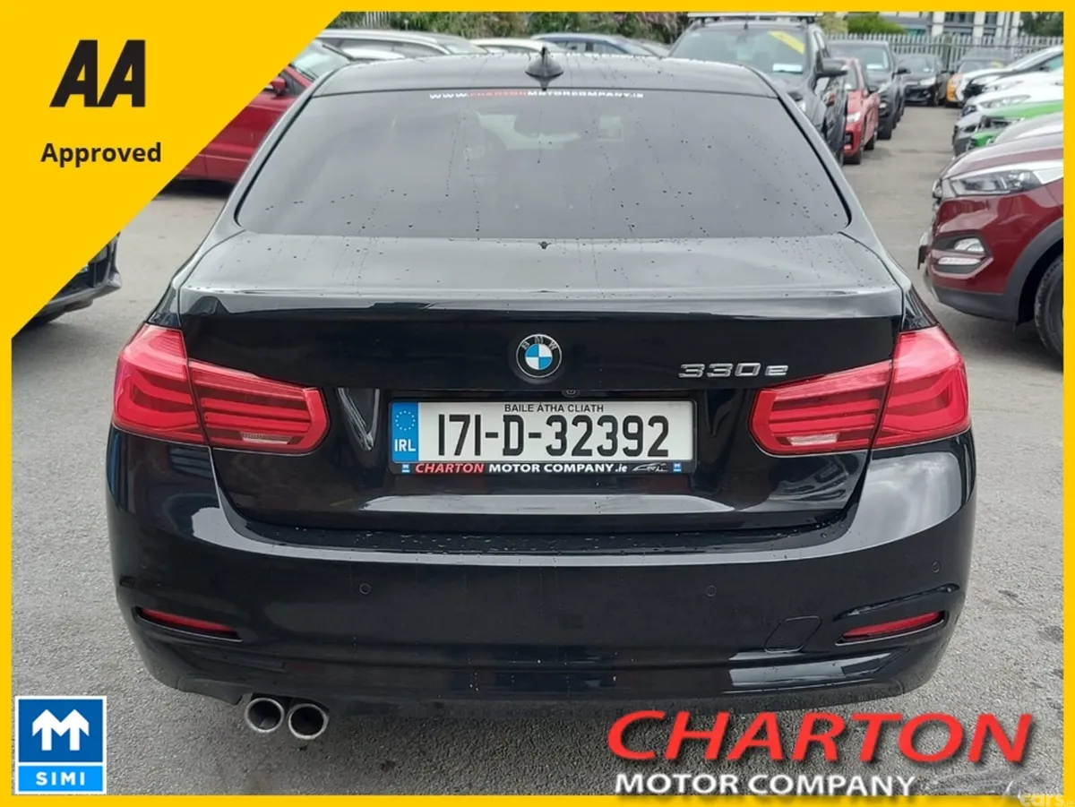 BMW 3-Series Saloon, Petrol Plug-in Hybrid, 2017, Black