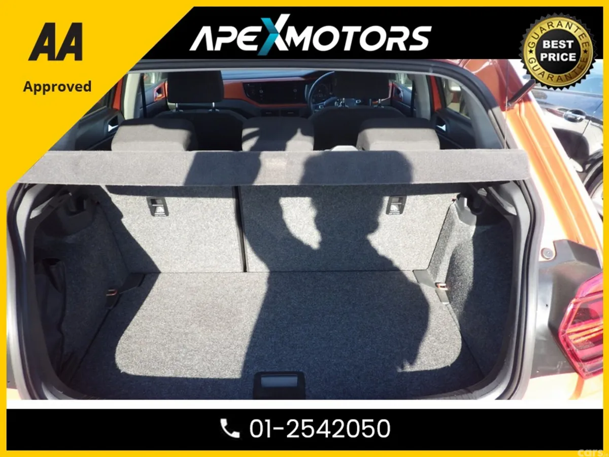 Volkswagen Polo Hatchback, Petrol, 2019, Orange
