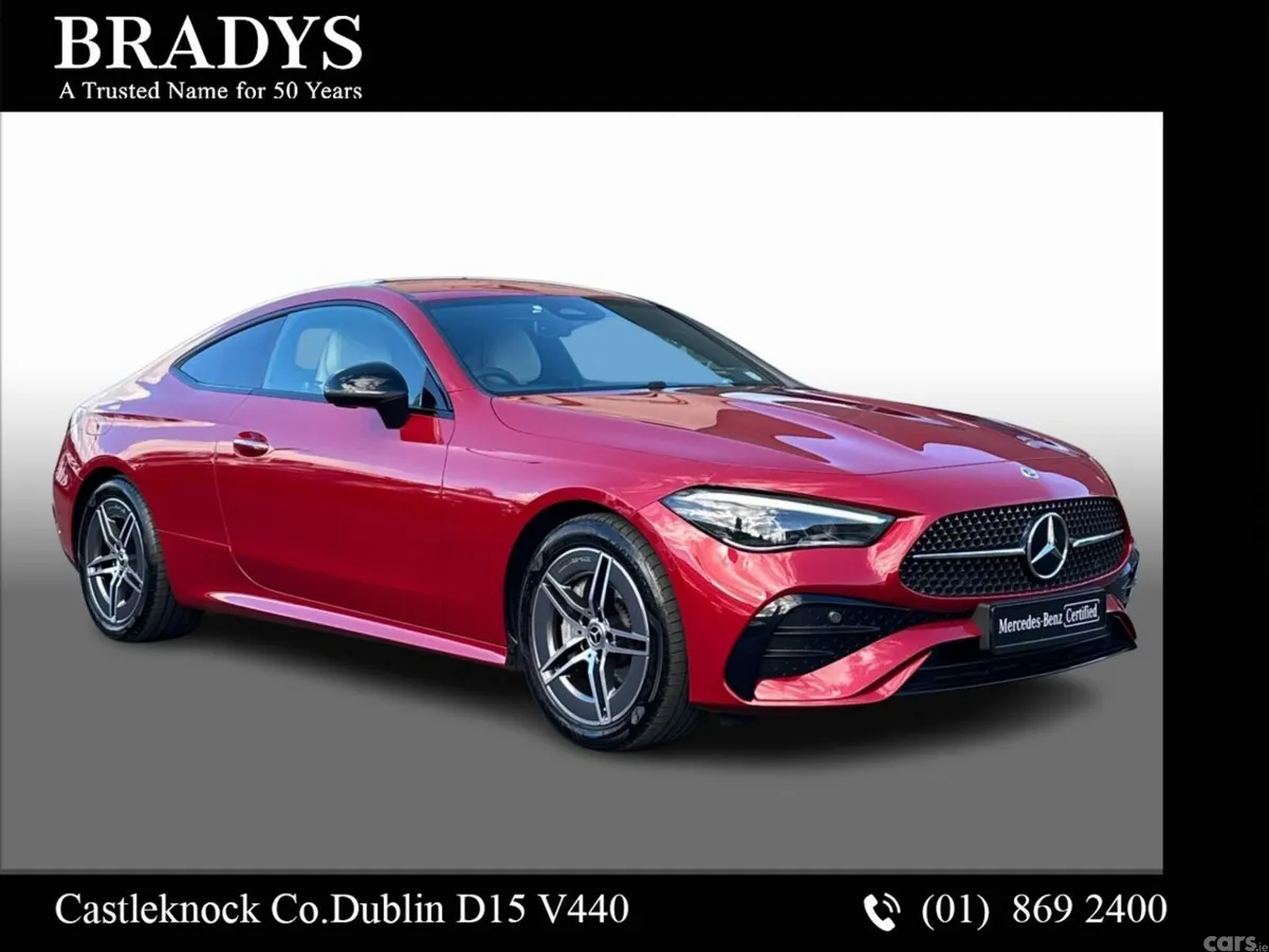 Mercedes-Benz CLE Coupe, Diesel, 2025, Red