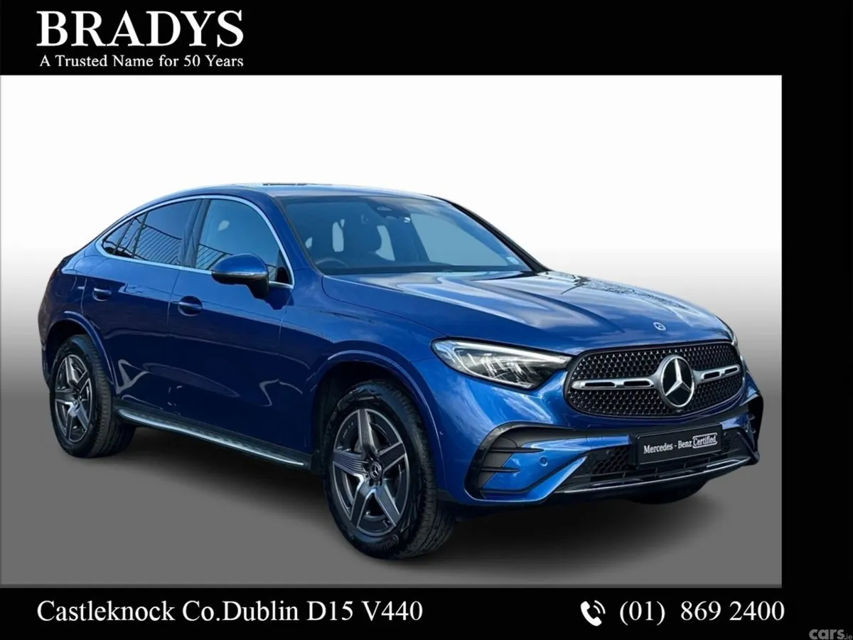 Mercedes-Benz GLC SUV, Petrol Plug-in Hybrid, 2025, Blue