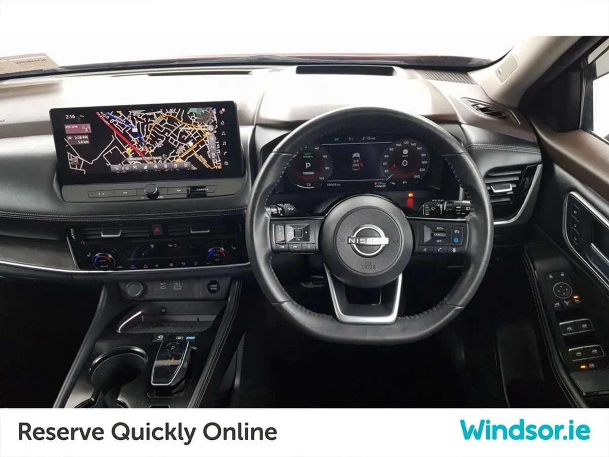 Nissan X-Trail SUV, Petrol Hybrid, 2023, Red