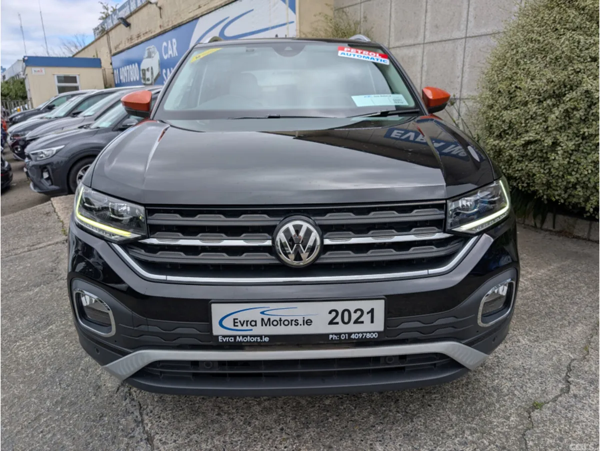 Volkswagen T-Cross Hatchback, Petrol, 2021, Black