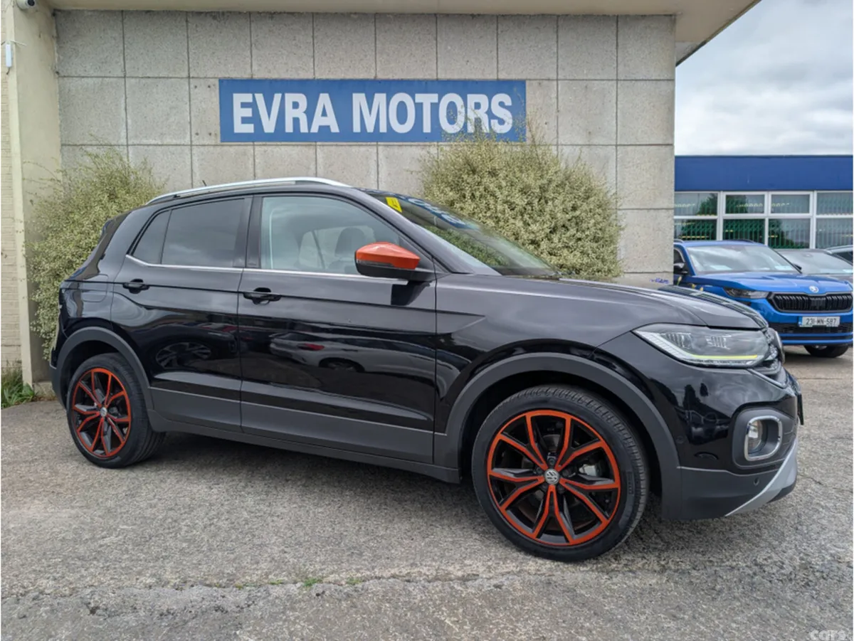 Volkswagen T-Cross Hatchback, Petrol, 2021, Black