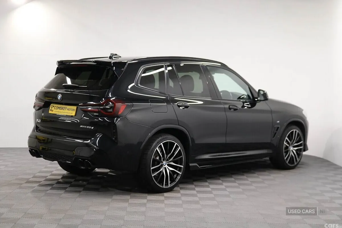 BMW X3 SUV, Diesel Hybrid, 2022, Black