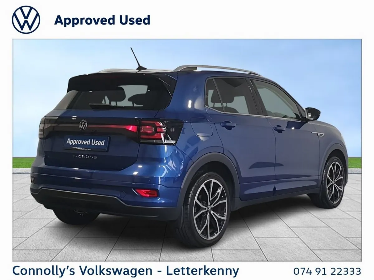 Volkswagen T-Cross SUV, Petrol, 2023, Blue