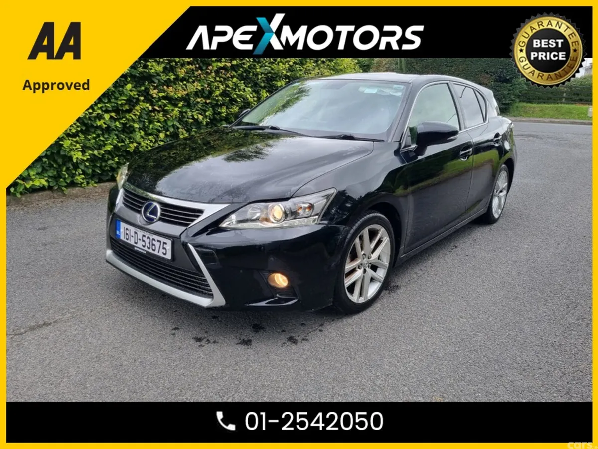 Lexus CT Hatchback, Petrol Hybrid, 2016, Black