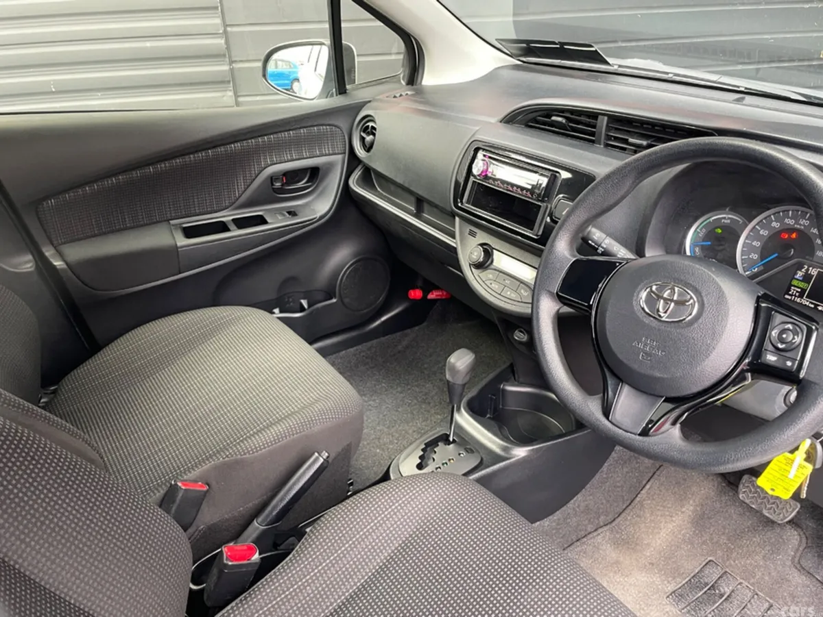 Toyota Vitz Hatchback, Petrol Hybrid, 2018, White