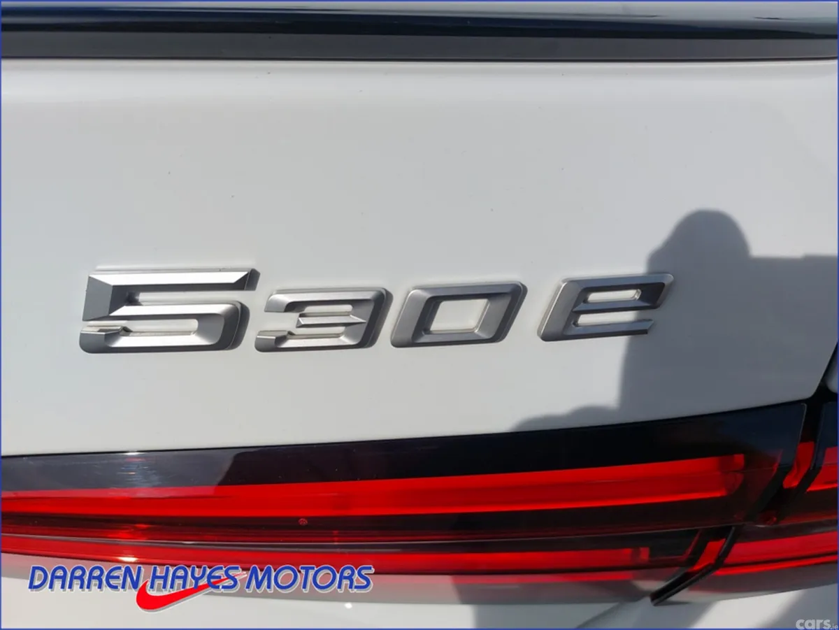 BMW 5-Series Saloon, Petrol Plug-in Hybrid, 2025, White