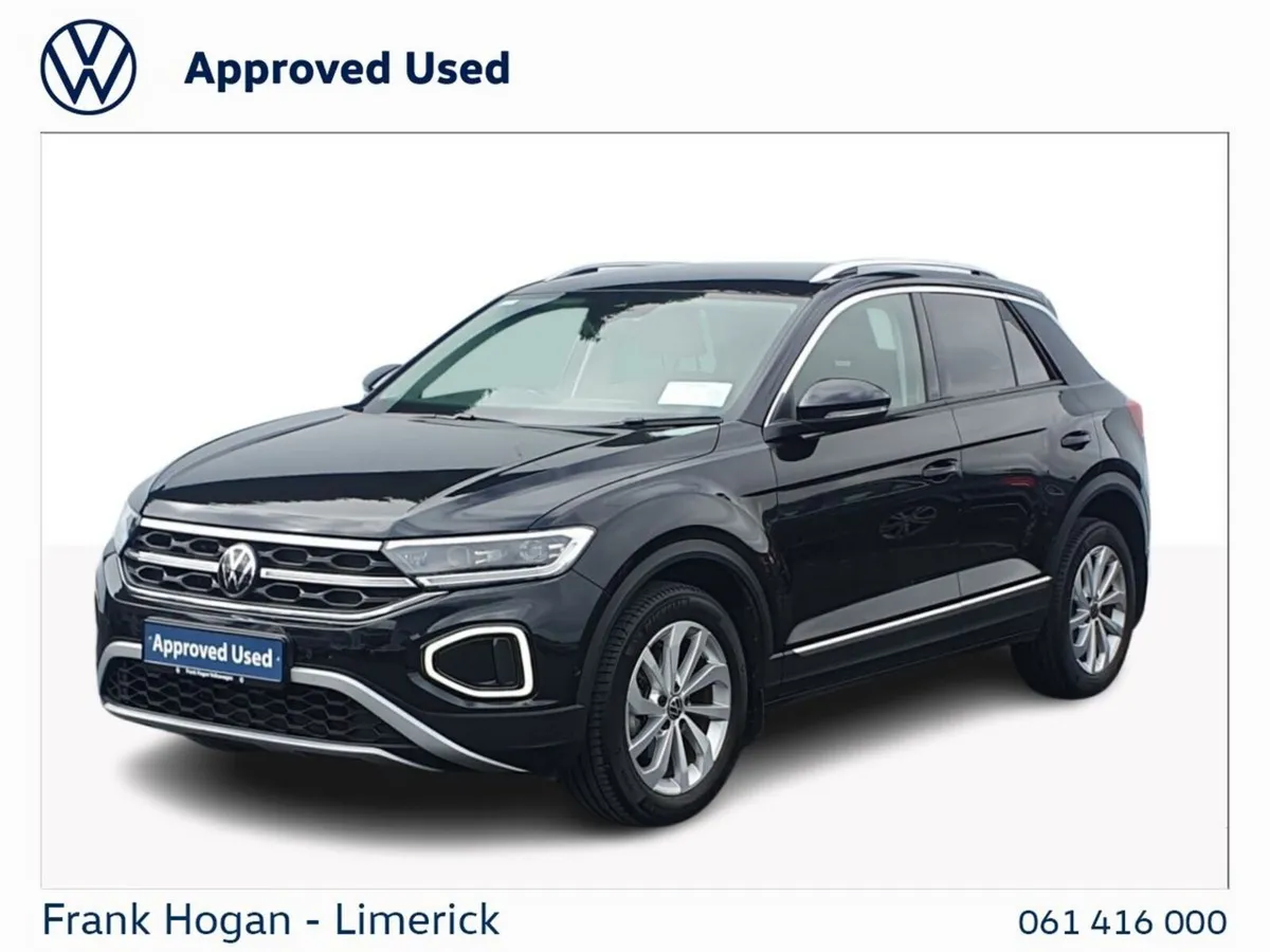 Volkswagen T-Roc SUV, Petrol, 2023, Black