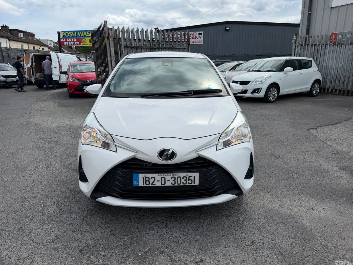 Toyota Vitz Hatchback, Petrol, 2018, White
